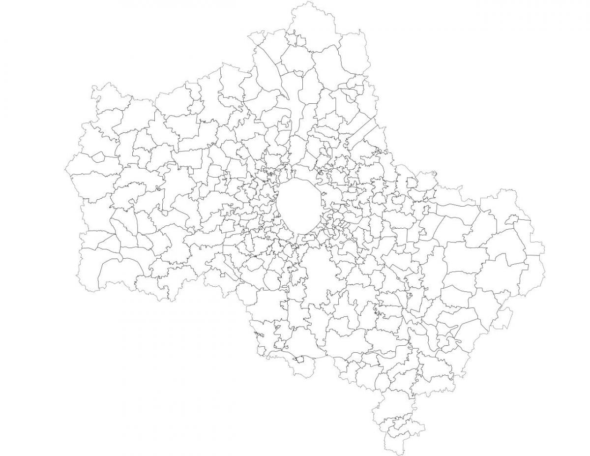 מוסקבה הרשויות מפה