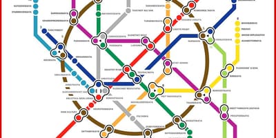 מפת המטרו Moskau